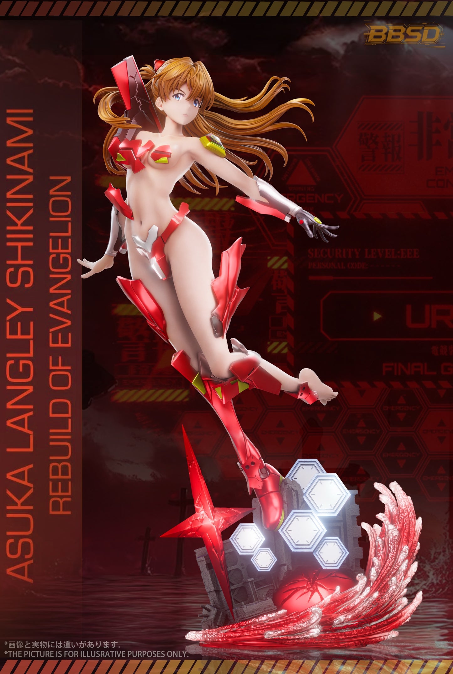 Estatuilla Neon Genesis Evangelion | Asuka Langley Sohryu X Rei Ayanami | BBSD Studio | Tienda Anime | Tico Ofertas BBSD Studio