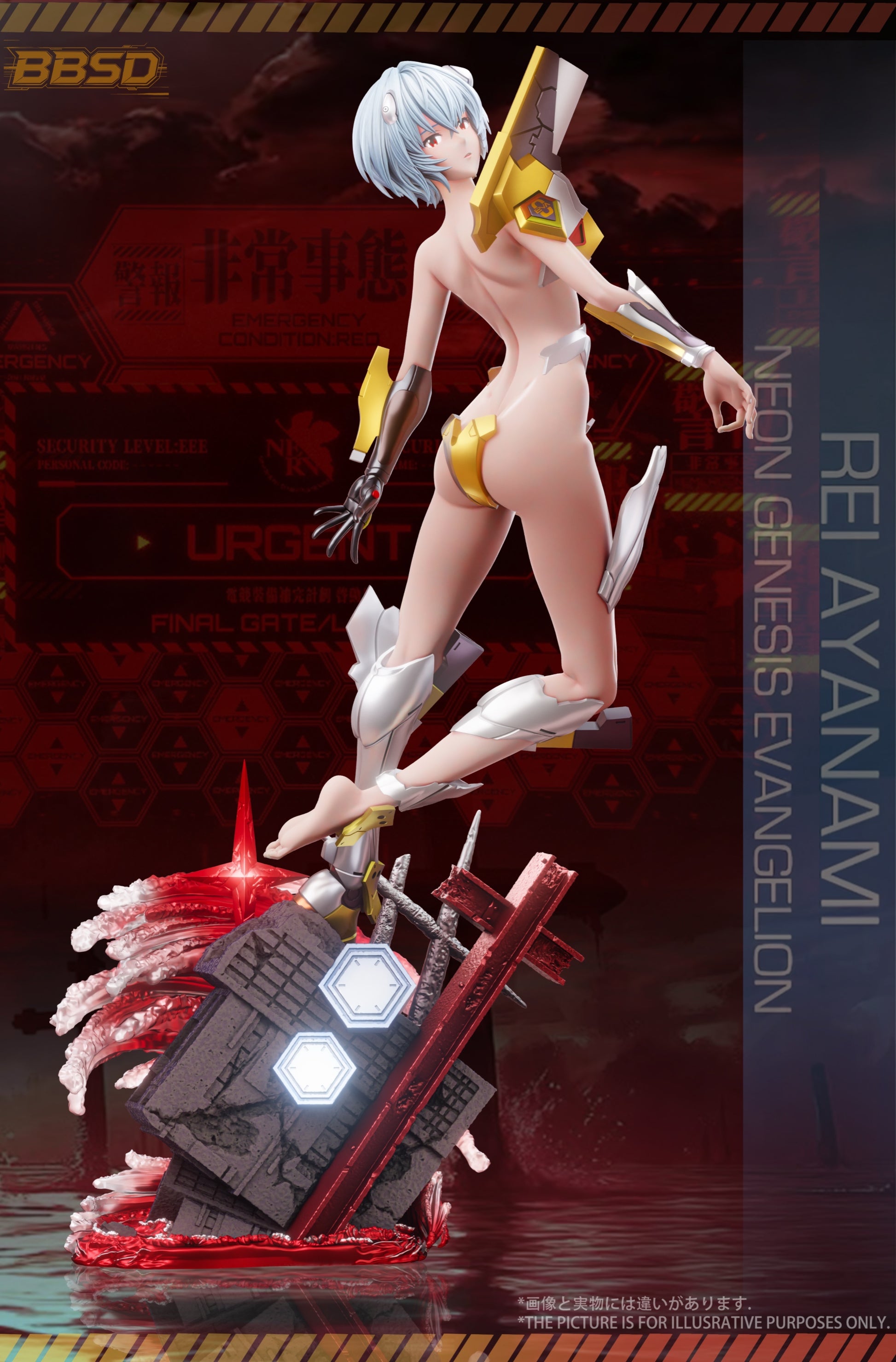 Estatuilla Neon Genesis Evangelion | Asuka Langley Sohryu X Rei Ayanami | BBSD Studio | Tienda Anime | Tico Ofertas BBSD Studio