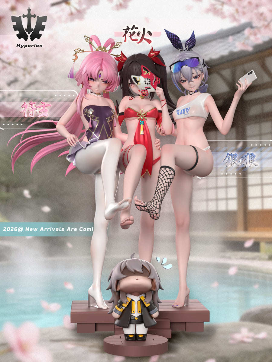 Estatuilla Honkai: Star Rail | Fu Xuan X Sparkle X Silver Wolf | Hyperion Studio | Tienda Anime | Tico Ofertas
