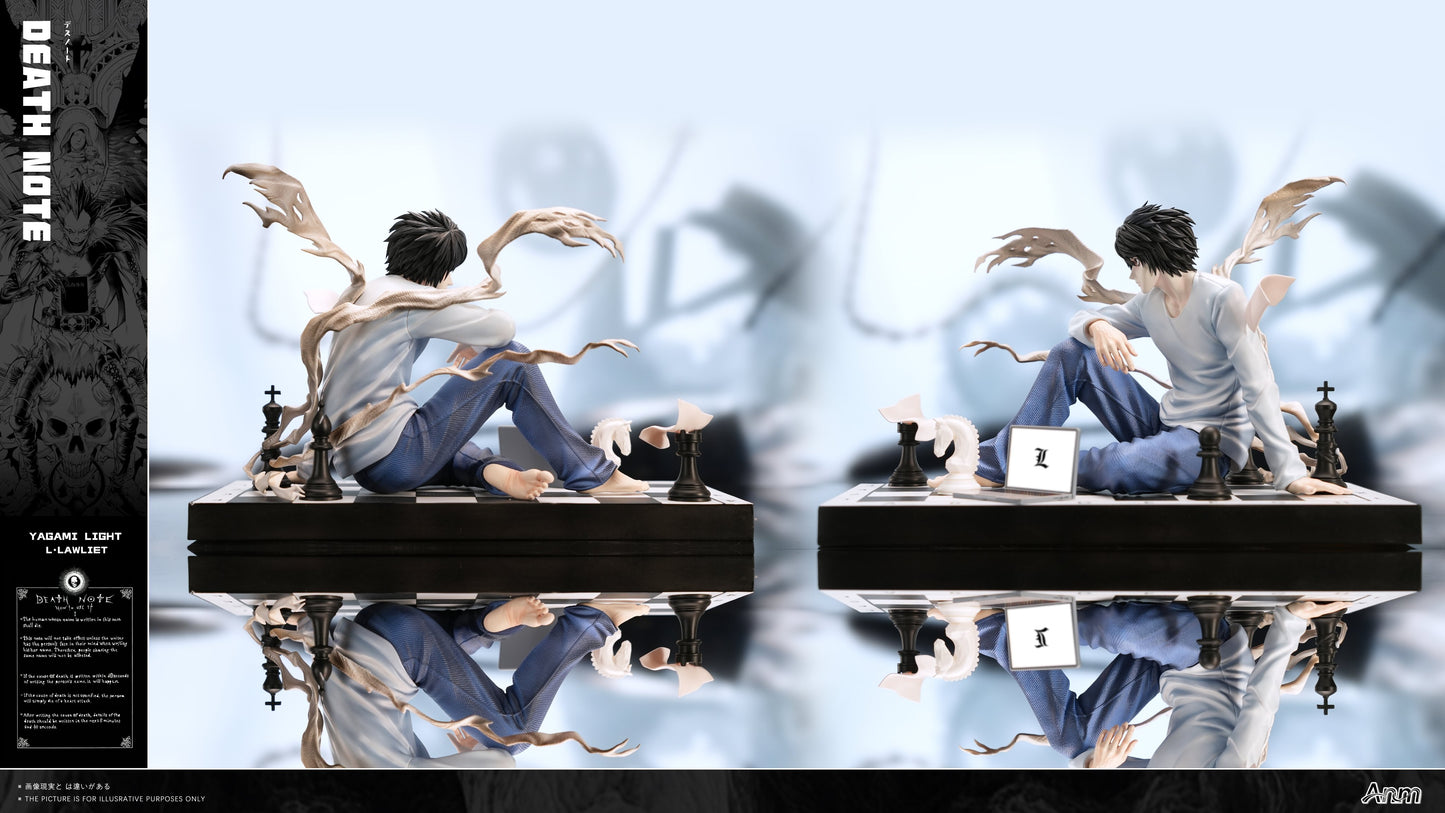 Estatuilla Death Note | Light Yagami X L Lawliet | Anm Studio | Tienda Anime | Tico Ofertas Anm Studio