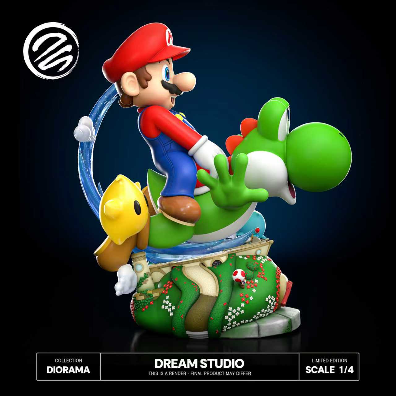 Estatuilla Super Mario Galaxy 2 | Mario x Yoshi | Dream Studio | Tienda Anime | Tico Ofertas Dream Studio