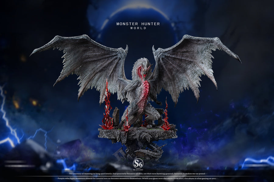 Estatuilla Monster Hunter | White Fatalis | S6 Studio | Tienda Anime | Tico Ofertas