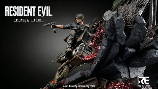 Estatuilla Resident Evil | Leon S. Kennedy | RE Studio | Tienda Anime | Tico Ofertas RE Studio