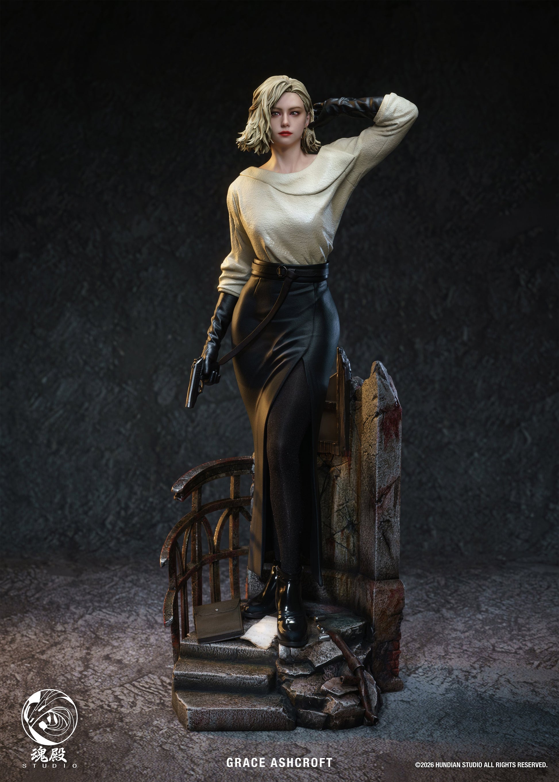 Estatuilla Resident Evil 9 | Grace Ashcroft | HunDian Studio | Tienda Anime | Tico Ofertas HunDian Studio