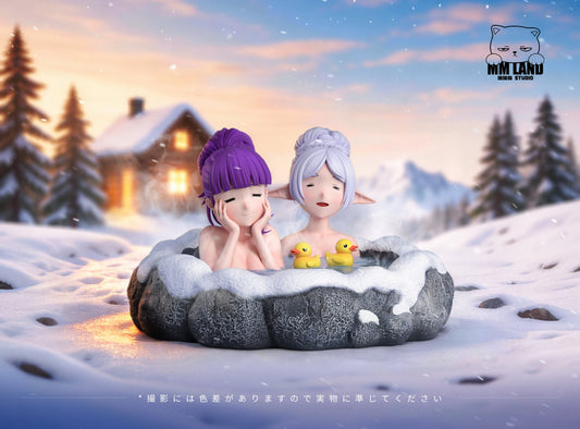 Estatuilla Frieren: Beyond Journey’s End | Frieren x Fern (Hot Spring) | MMLAND Studio | Tienda Anime | Tico Ofertas Qian Ben Ying Gong Zao Studio