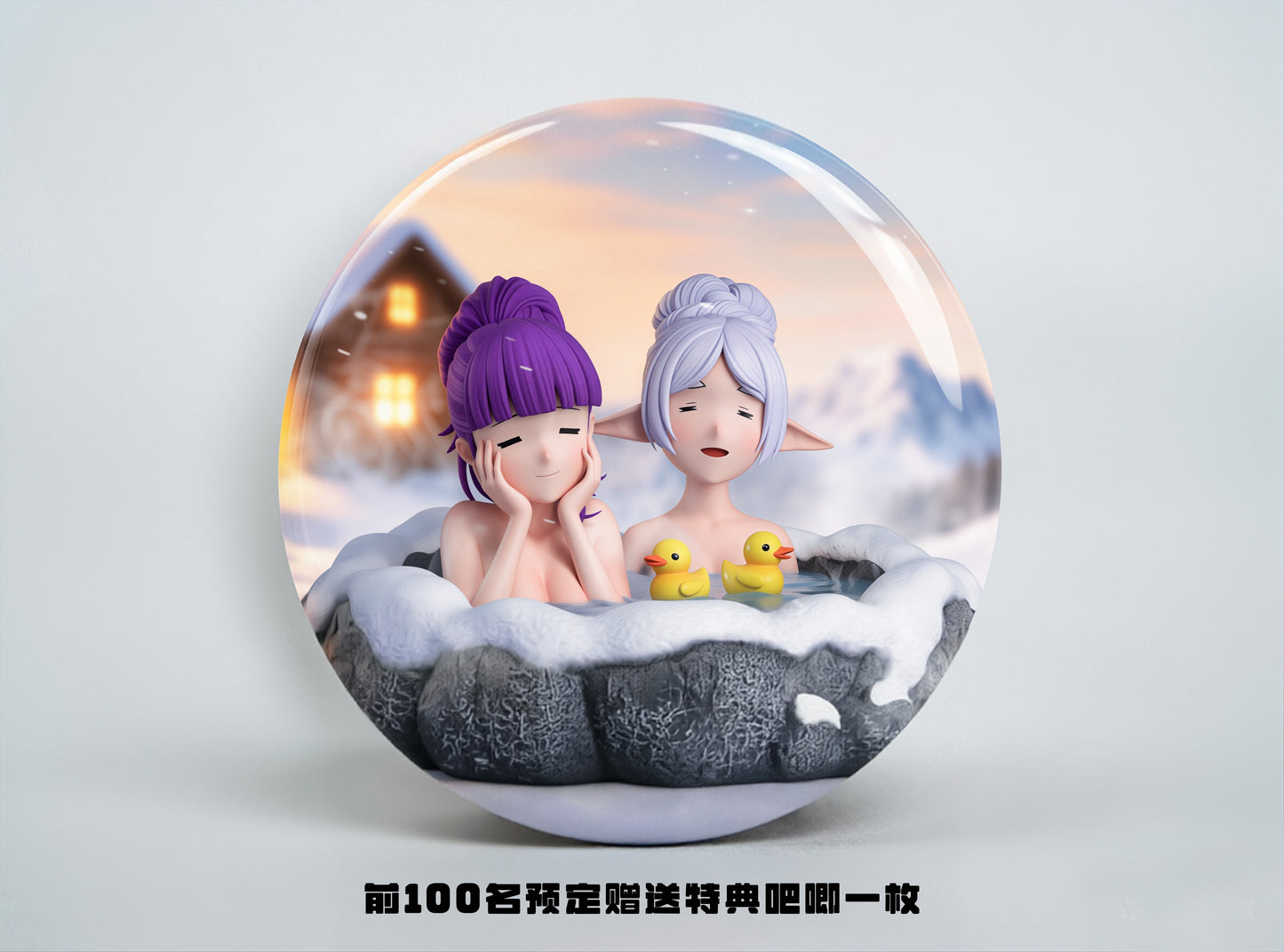 Estatuilla Frieren: Beyond Journey’s End | Frieren x Fern (Hot Spring) | MMLAND Studio | Tienda Anime | Tico Ofertas Qian Ben Ying Gong Zao Studio
