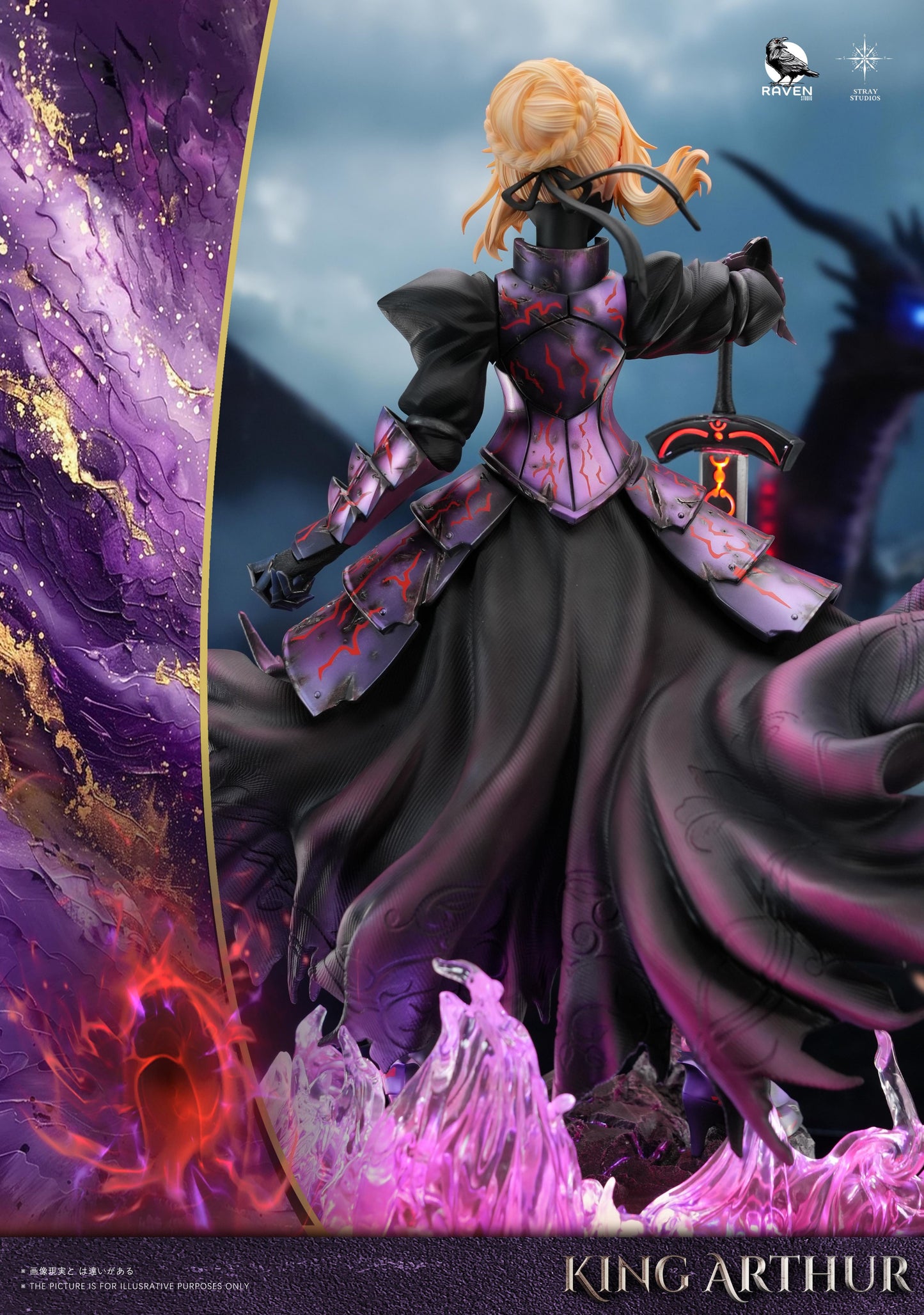 Estatuilla Fate Series | Saber Artoria Pendragon (Alter) | RAVEN x STRAY Studio | Tienda Anime | Tico Ofertas RAVEN Studio x STRAY Studio