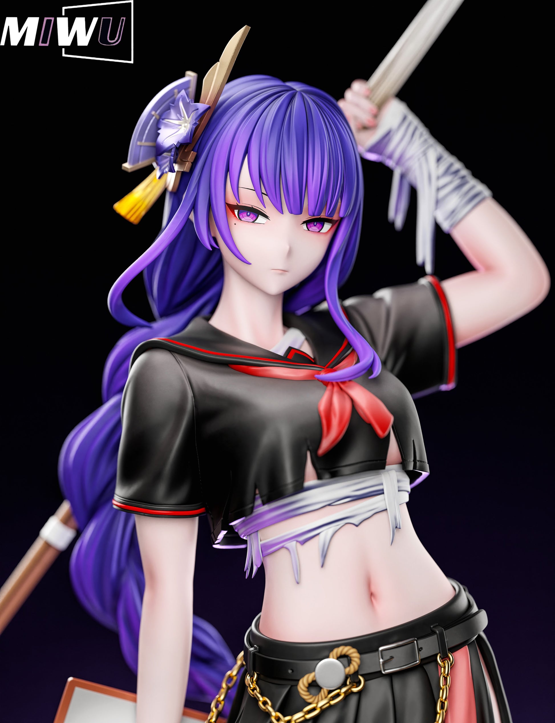 Estatuilla  Genshin Impact | Raiden Shogun x Yae Miko | Miwu Studio | Tienda Anime | Tico Ofertas Miwu Studio