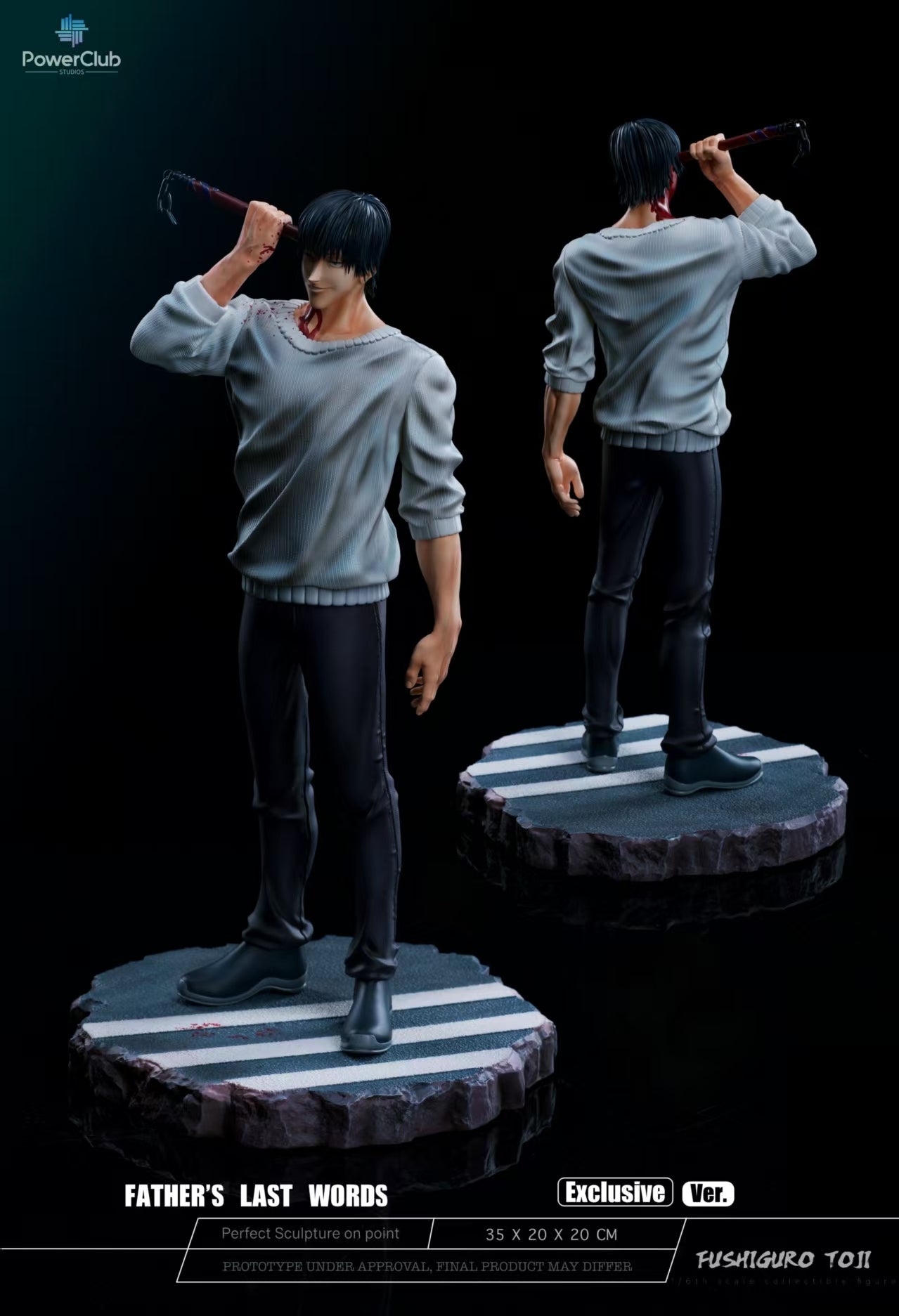 Estatuilla Jujutsu Kaisen | Toji Fushiguro | PowerClub Studio | Tienda Anime Costa Rica | Tico Ofertas PowerClub Studio