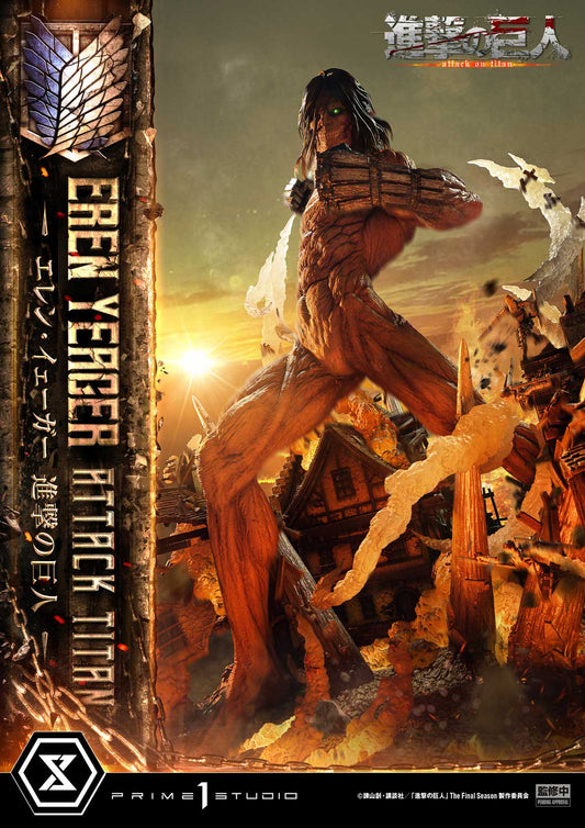 Estatuilla Attack on Titan | Eren Yeager Attack Titan | Prime 1 Studio | Ultimate Diorama Masterline | Tienda Anime Costa Rica | Tico Ofertas 0715 Studio