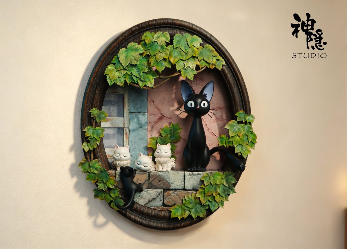 Estatuilla Kiki’s Delivery Service | Jiji | Shen Yin Studio (Wall Mount Series) | Tienda Anime Costa Rica | Tico Ofertas Shen Yin Studio