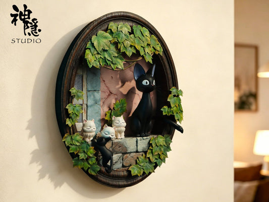 Estatuilla Kiki’s Delivery Service | Jiji | Shen Yin Studio (Wall Mount Series) | Tienda Anime Costa Rica | Tico Ofertas Shen Yin Studio