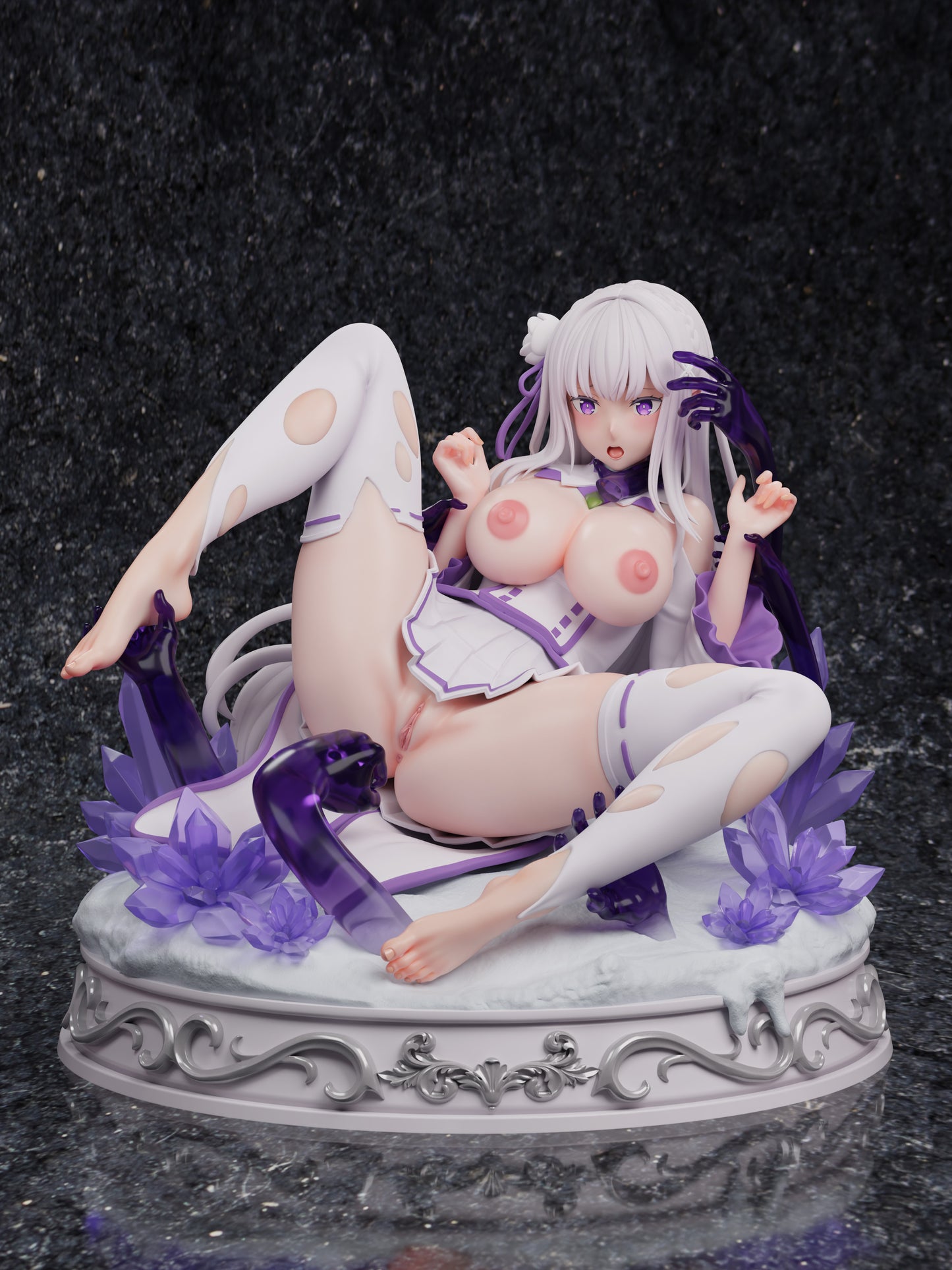 Estatuilla Re:ZERO – Starting Life in Another World | Emilia | Crown Studio | Tienda Anime Costa Rica | Tico Ofertas Crown Studio