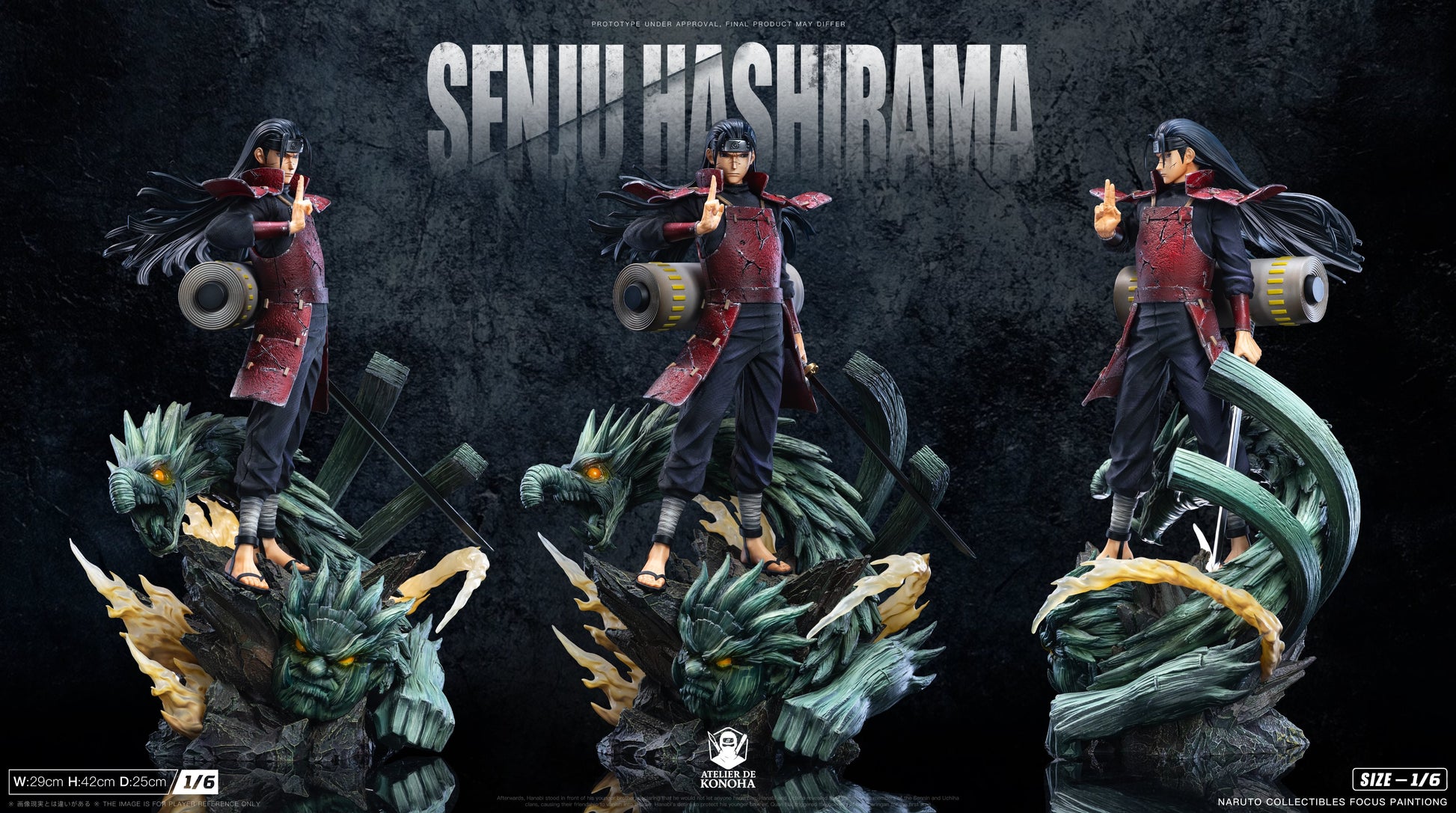 Estatuilla Naruto | Senju Hashirama x Uchiha Madara | ATELIER DE KONOHA Studio | Tienda Anime Costa Rica | Tico Ofertas ATELIER DE KONOHA Studio
