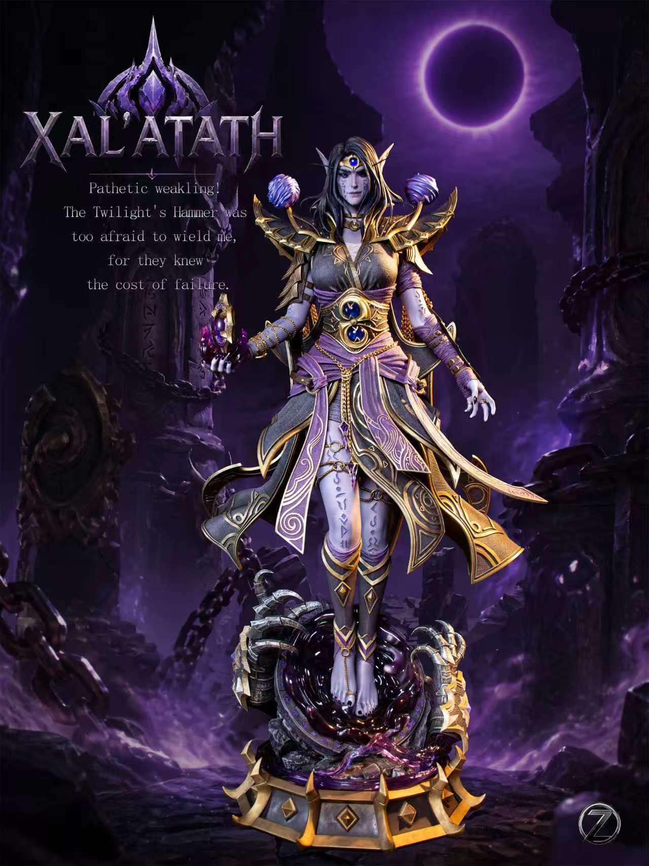 Estatuilla  World of Warcraft | Xal'atath | THUNDER Z Studio | Tienda Gaming Costa Rica | Tico Ofertas Thunder Z Studio