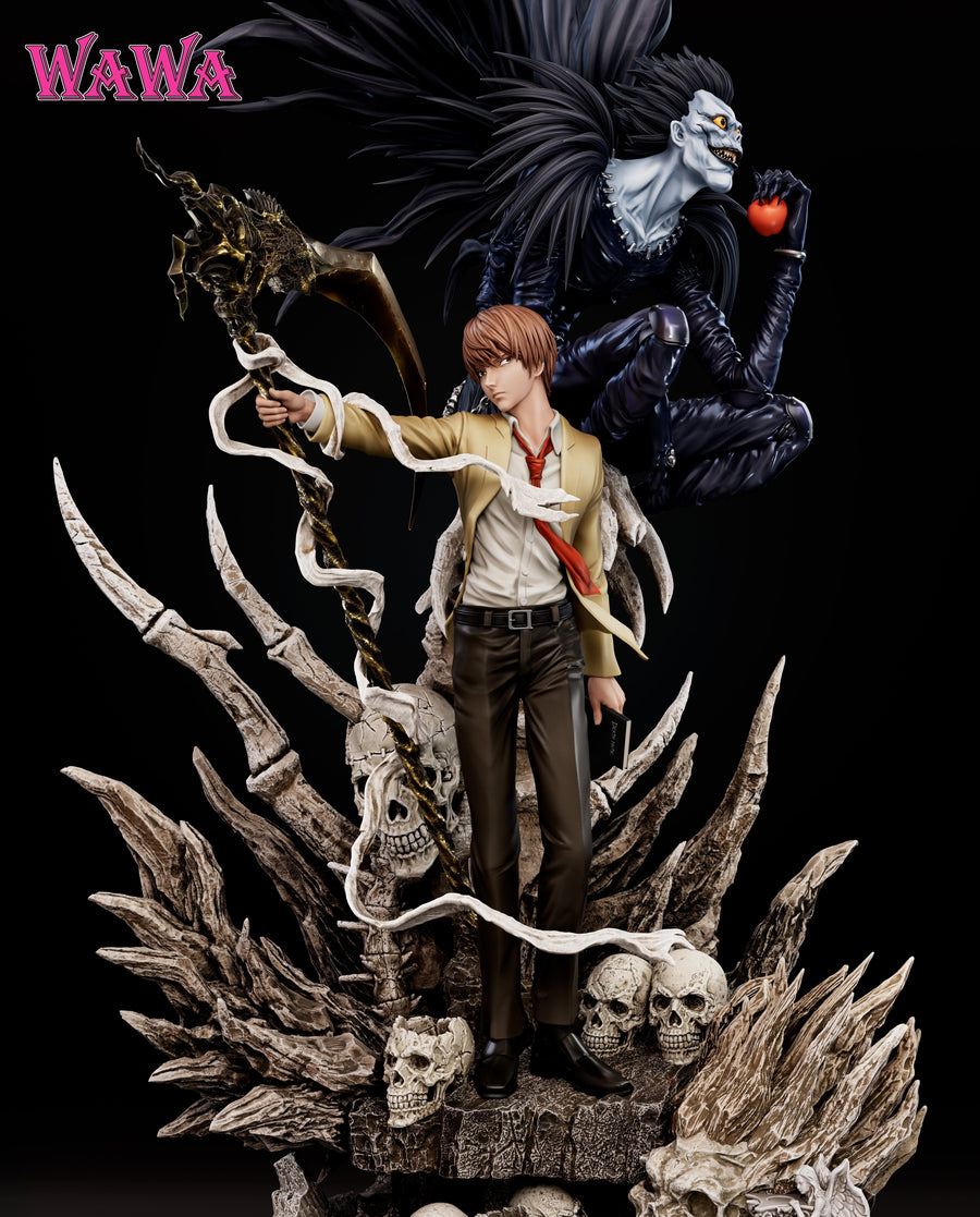 Estatuilla Death Note | Light Yagami x Ryuk | WAWA Studio | Tienda Anime Costa Rica | Tico Ofertas