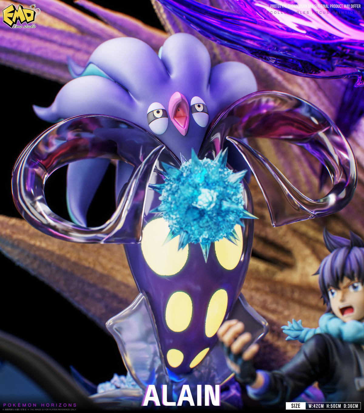 Estatuilla Pokémon | Alain, Charizard, Tyranitar, Weavile, Malamar, Metagross y Samurott | Emo Studio | Tienda Anime | Tico Ofertas Emo Studio