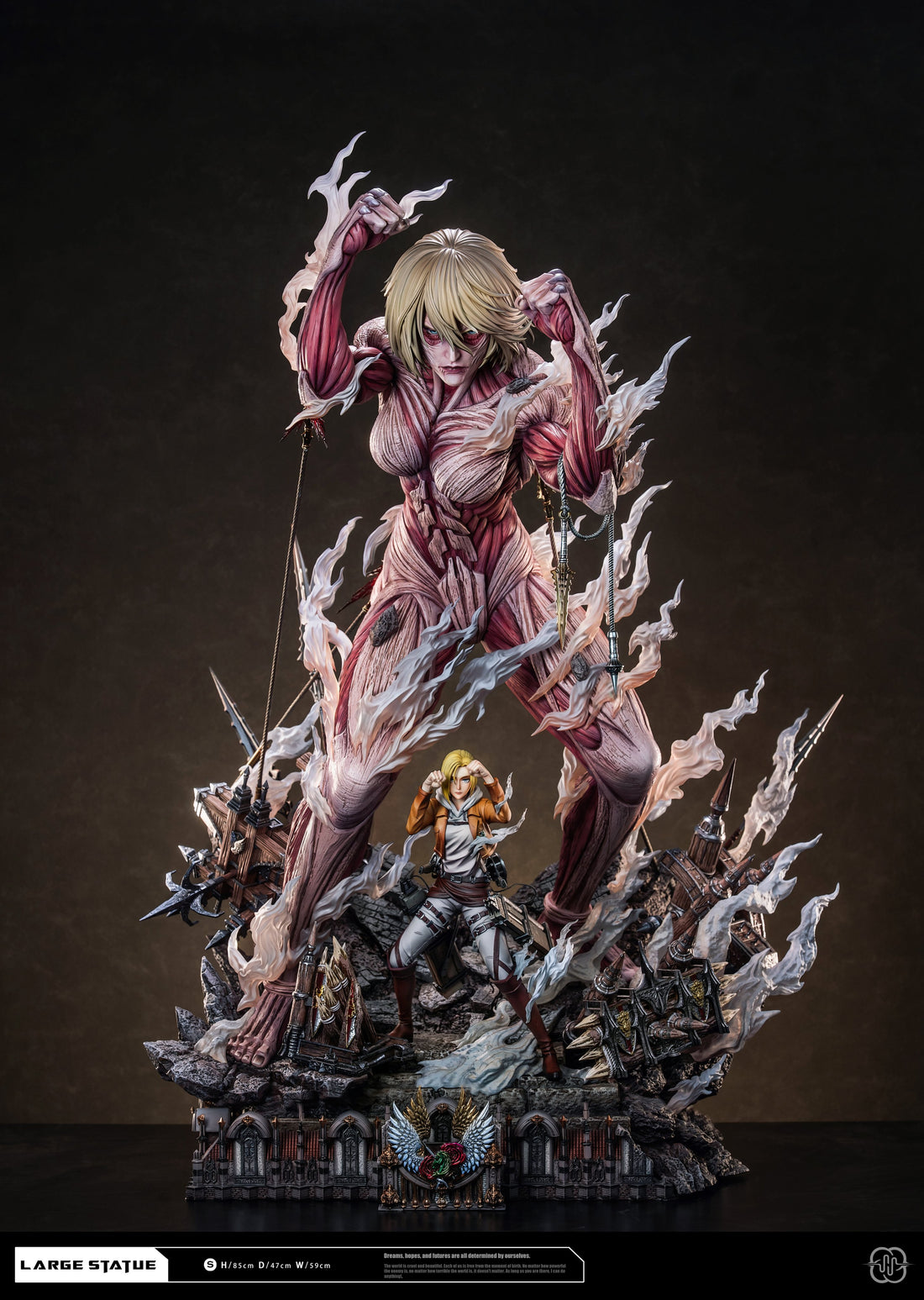Estatuilla Attack On Titan | Annie Leonhart | Hertz Studio | Tienda Anime | Tico Ofertas