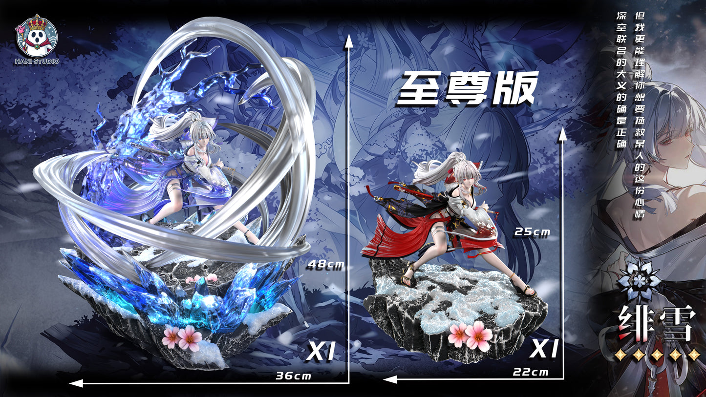 Estatuilla Wuthering Waves | White-Haired Miko Hiyuki Eternal Form | Ha Ni Studio | Tienda Anime | Tico Ofertas