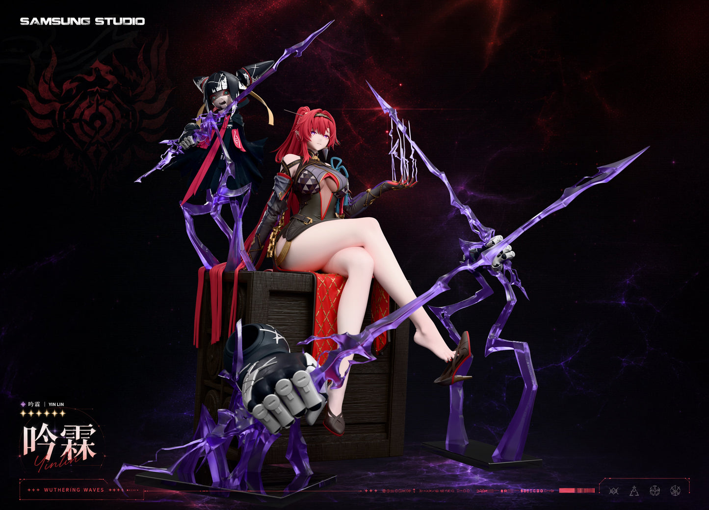 Estatuilla Wuthering Waves | Cover Art Series No.1 Yinlin 1/6 GK Statue | Samsung Studio | Tienda Anime | Tico Ofertas