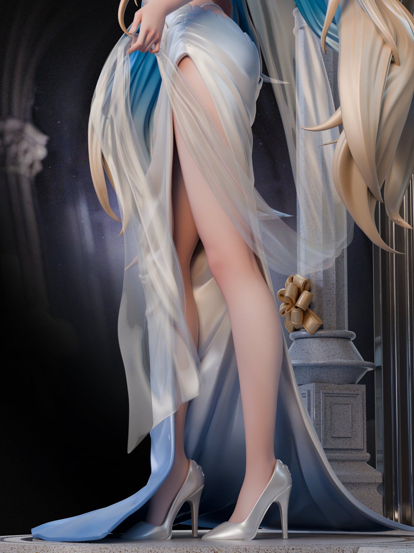Estatuilla Wuthering Waves | Fleurdelys Wedding Dress GK Statue | Hyperion Studio | Tienda Anime | Tico Ofertas