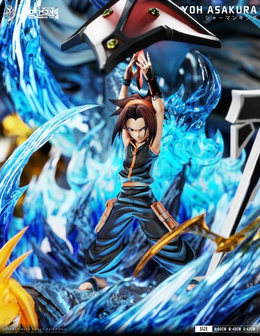 Estatuilla Shaman King | Asakura Yoh | Lue Ying Studio | Tienda Anime | Tico Ofertas Lue Ying Studio