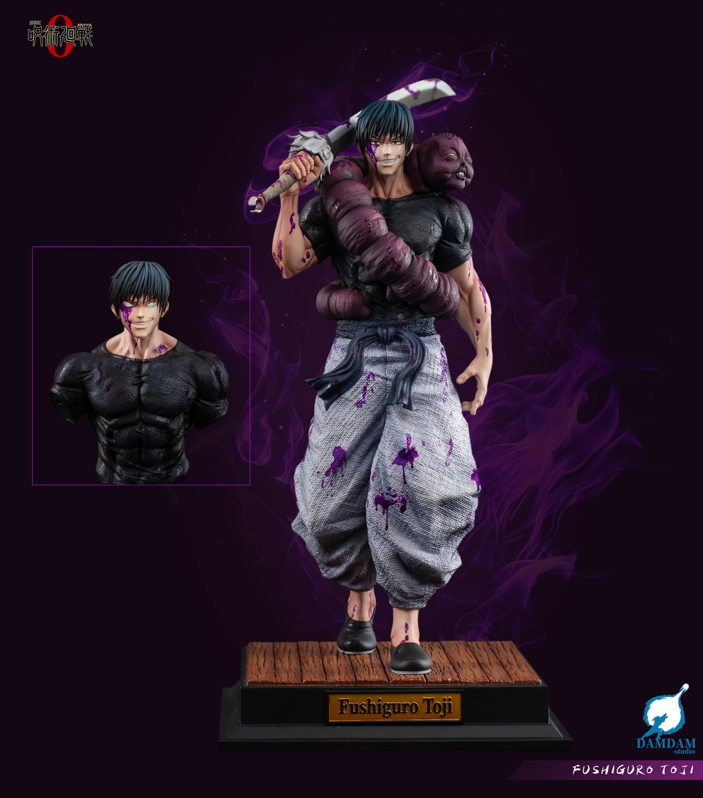 Estatuilla Jujutsu Kaisen | Toji Fushiguro | DAMDAM Studio | Tienda Anime | Tico Ofertas