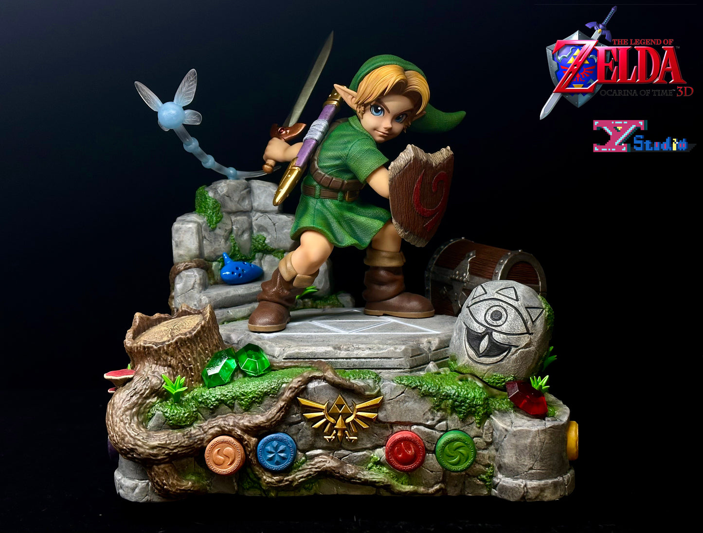 Estatuilla The Legend of Zelda: Ocarina of Time | Link Juvenile GK Statue | TY Studio | Tienda Anime | Tico Ofertas