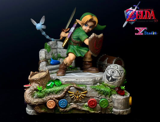 Estatuilla The Legend of Zelda: Ocarina of Time | Link Juvenile GK Statue | TY Studio | Tienda Anime | Tico Ofertas