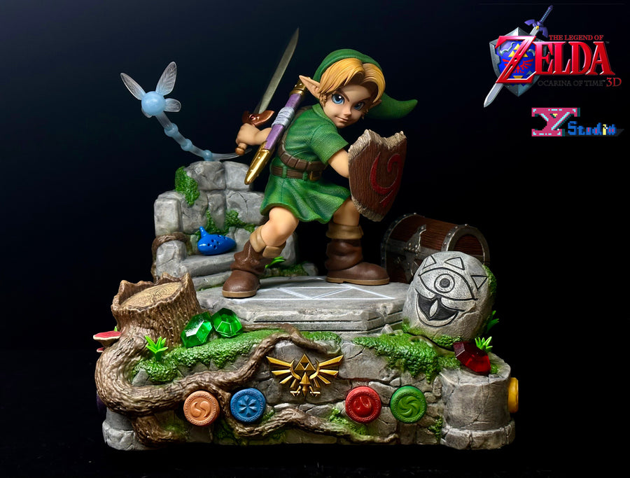 Estatuilla The Legend of Zelda: Ocarina of Time | Link Juvenile GK Statue | TY Studio | Tienda Anime | Tico Ofertas