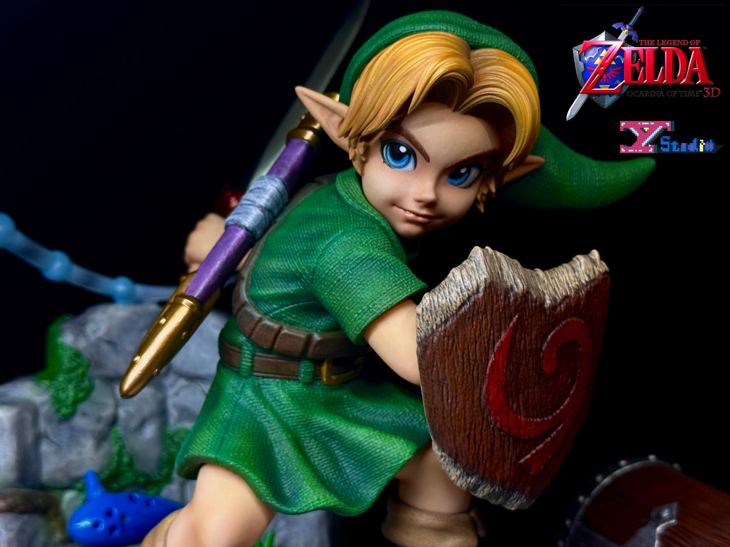 Estatuilla The Legend of Zelda: Ocarina of Time | Link Juvenile GK Statue | TY Studio | Tienda Anime | Tico Ofertas
