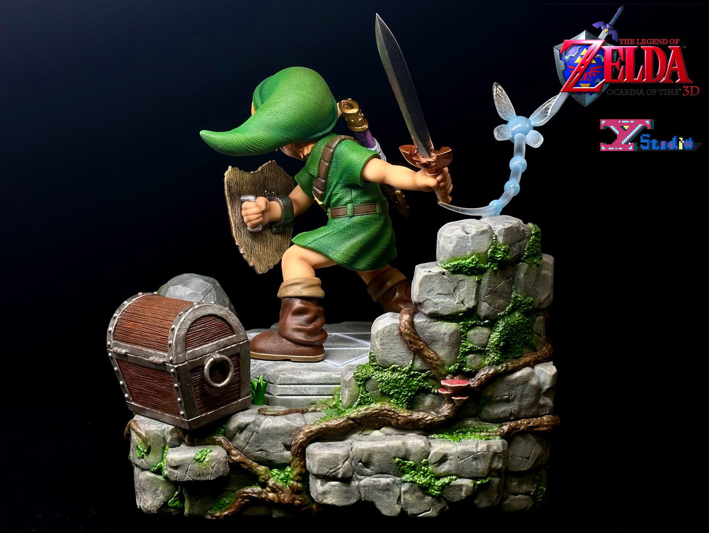 Estatuilla The Legend of Zelda: Ocarina of Time | Link Juvenile GK Statue | TY Studio | Tienda Anime | Tico Ofertas