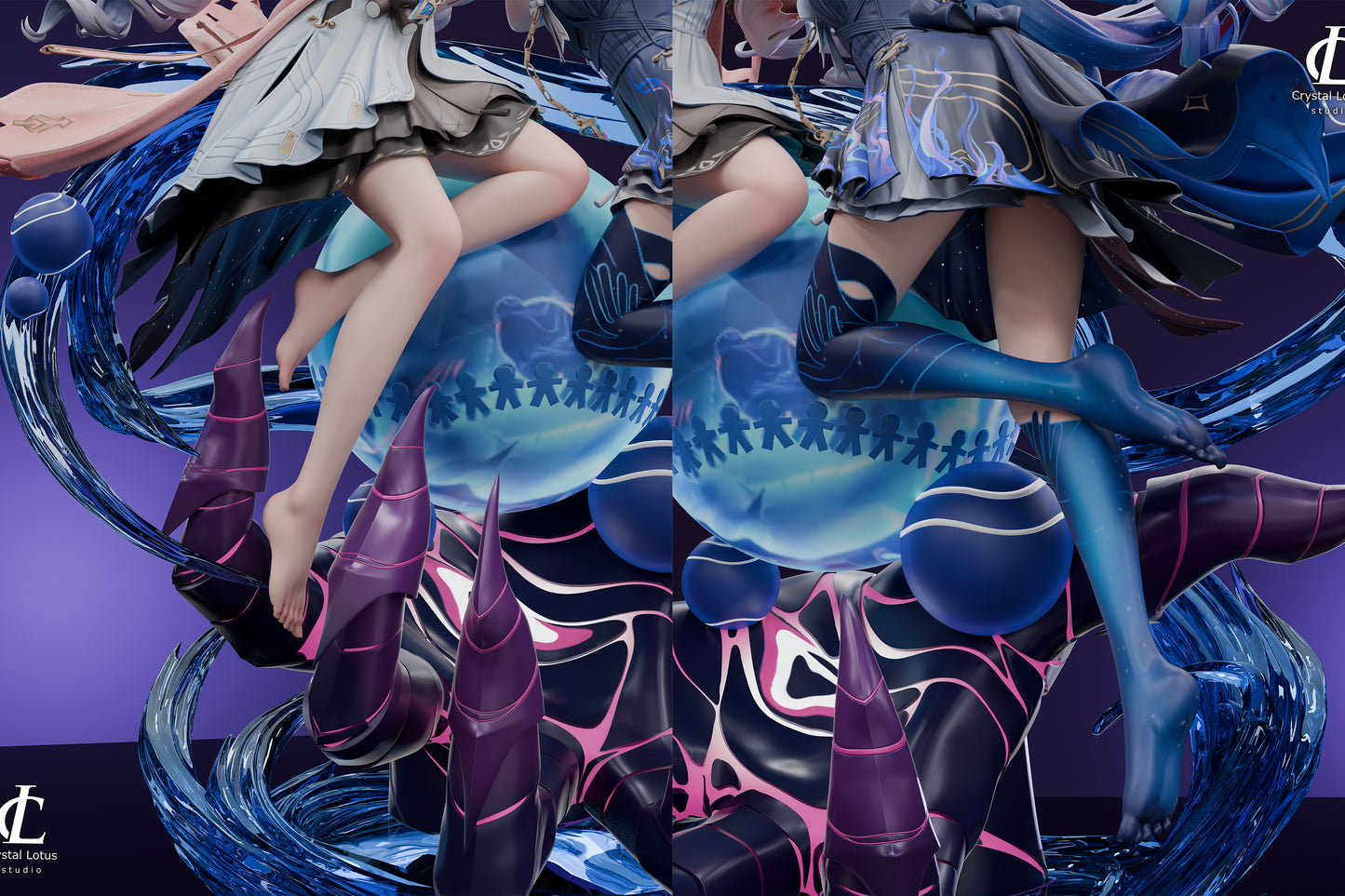 Estatuilla Wuthering Waves | Denia 1/6 GK Statue | Crystal Lotus Studio | Tienda Anime | Tico Ofertas