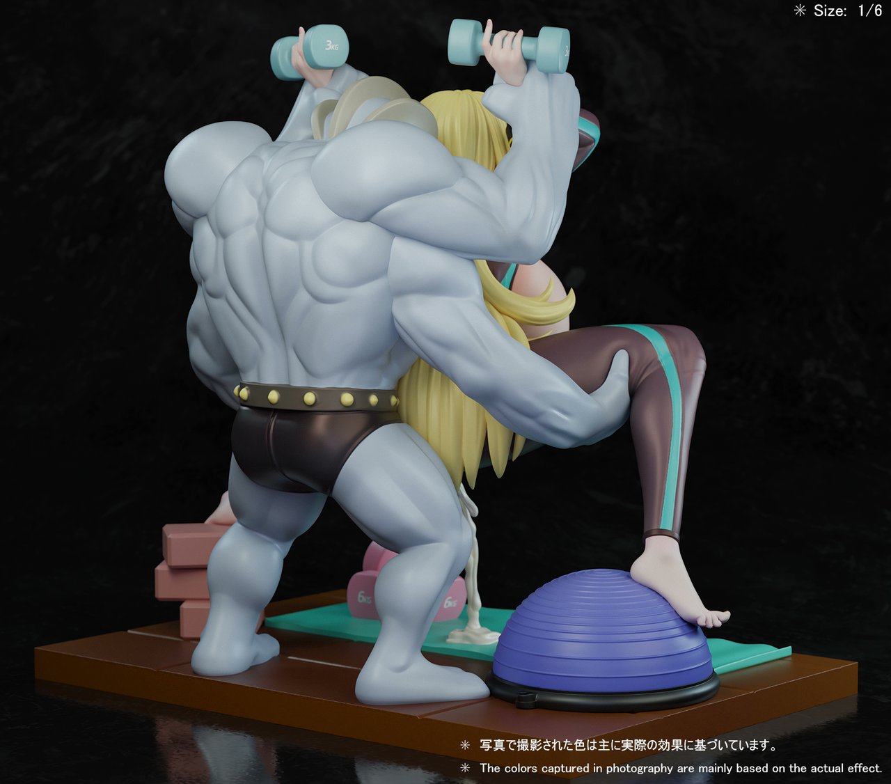Estatuilla Pokémon | Cynthia &nMachamp 1/6 GK Statue | Beast Studio | Tienda Anime | Tico Ofertas