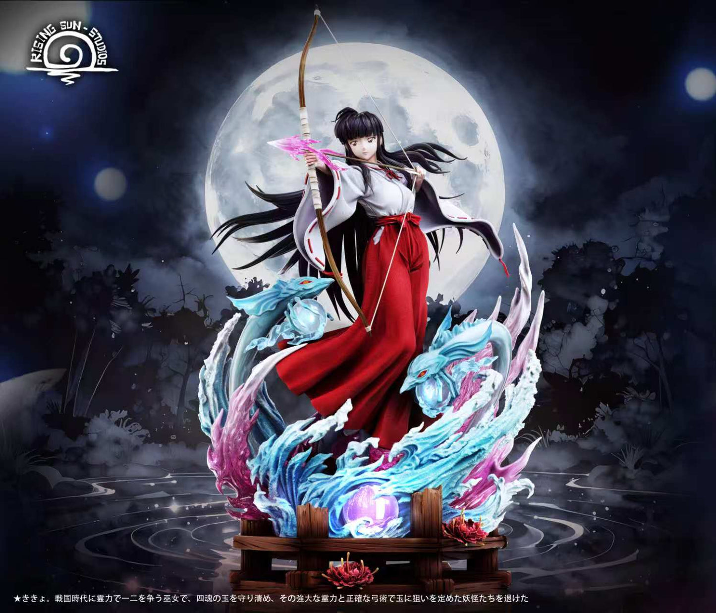 Estatuilla InuYasha | Kikyo GK Statue | Rising Sun Studio | Tienda Anime | Tico Ofertas