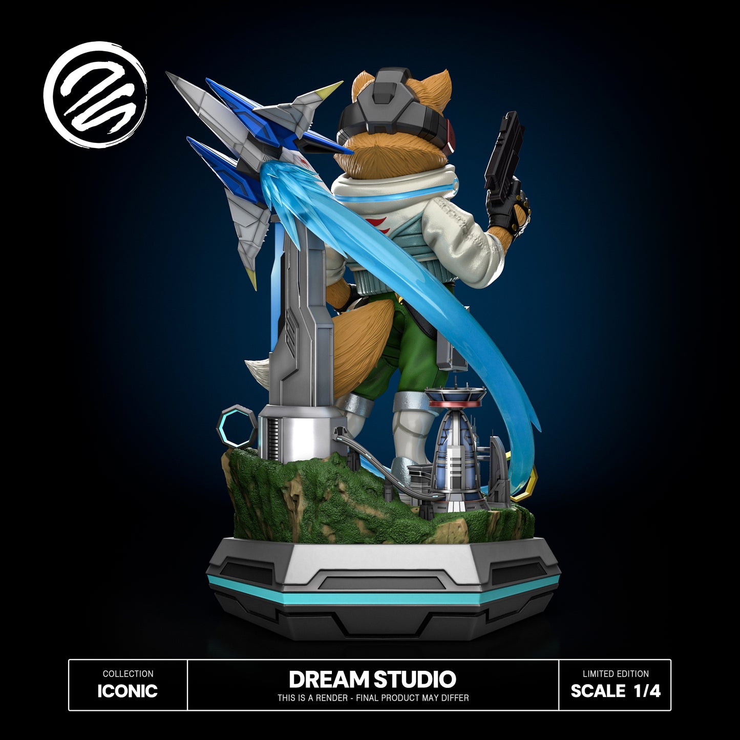 Estatuilla StarFox | Fox McCloud StarFox Zero 1/4 GK Statue | Dream Studio | Tienda Anime | Tico Ofertas