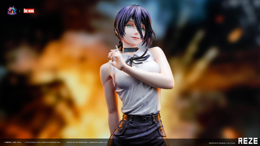 Estatuilla Chainsaw Man | Reze GK Statue | ONE MORE Studio x YQY Studio | Tienda Anime | Tico Ofertas
