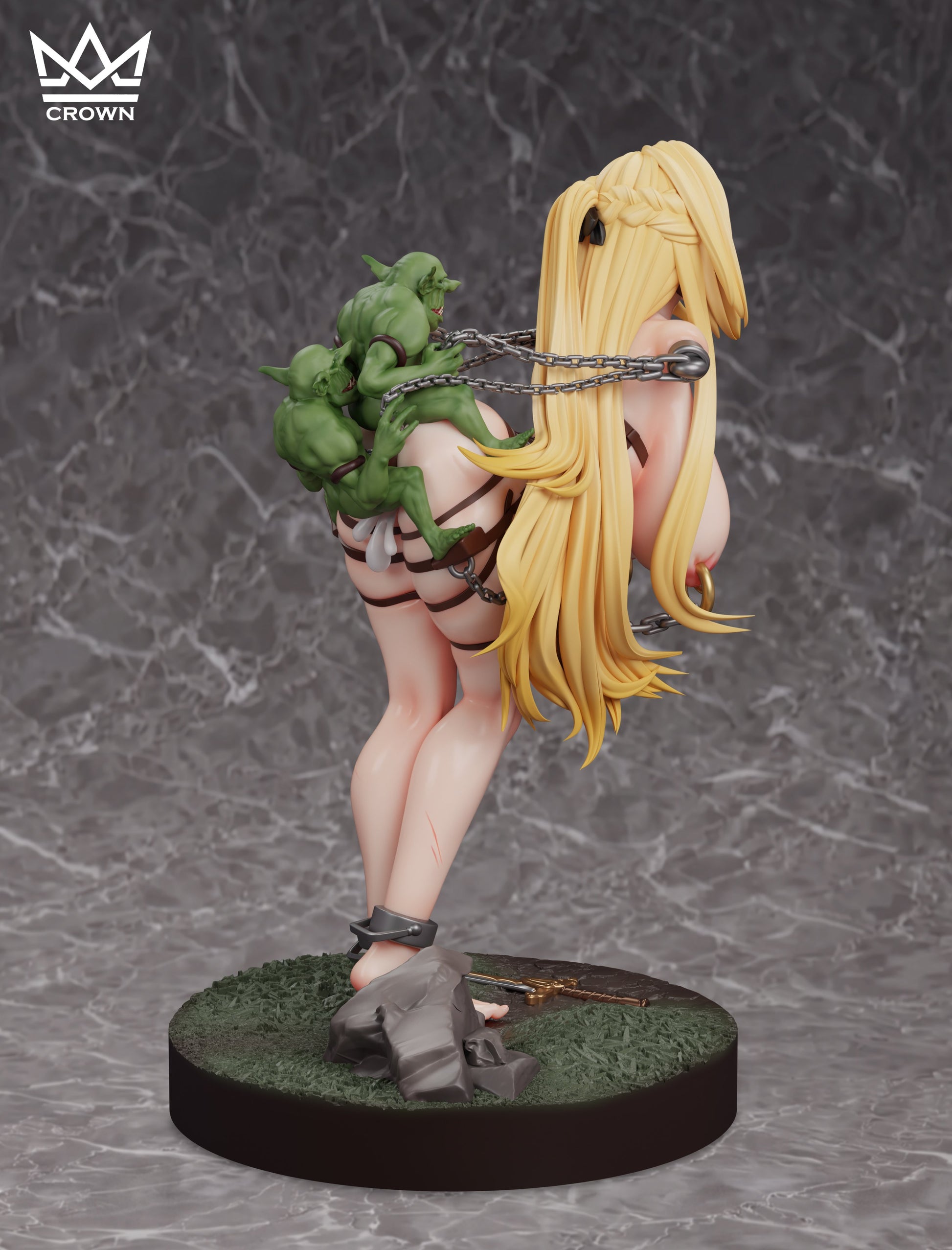 Estatuilla Goblin Slayer | Sword Maiden 1/6 GK Statue | CROWN Studio | Tienda Anime | Tico Ofertas CROWN Studio