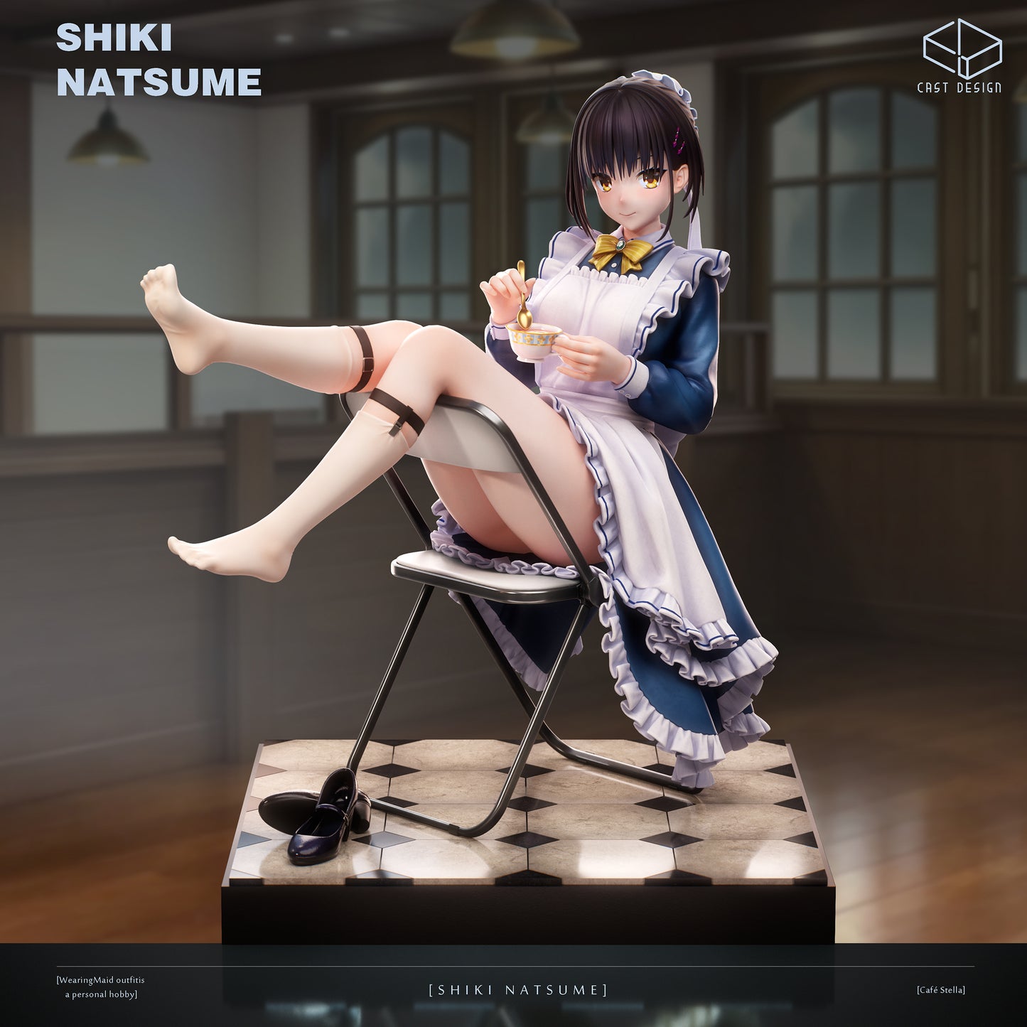 Estatuilla Cafe Stella and the Reaper’s Butterfly | Natsume Shiki 1/6 GK Statue | Cast Design Studio | Tienda Anime | Tico Ofertas Cast Design Studio