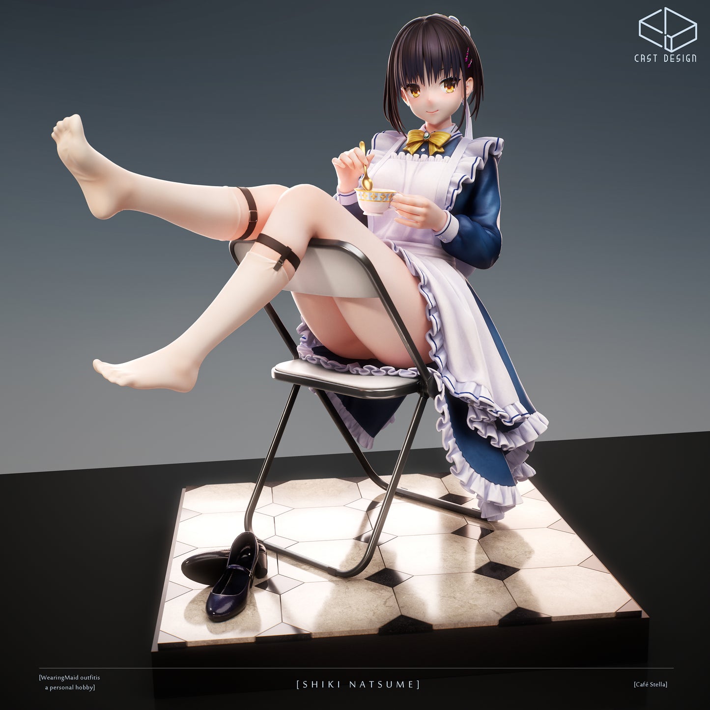 Estatuilla Cafe Stella and the Reaper’s Butterfly | Natsume Shiki 1/6 GK Statue | Cast Design Studio | Tienda Anime | Tico Ofertas Cast Design Studio