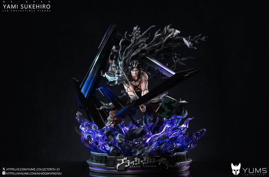 Estatuilla Black Clover | Yami Sukehiro Kijin Transformation 1/4 GK Statue LED | YUMS-Collectors Studio | Tienda Anime | Tico Ofertas