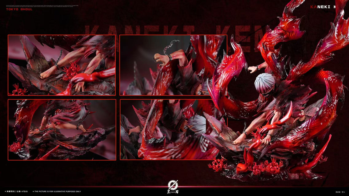 Estatuilla Tokyo Ghoul | Ken Kaneki 1/6 GK Statue | Dark Blade Studio | Tienda Anime | Tico Ofertas