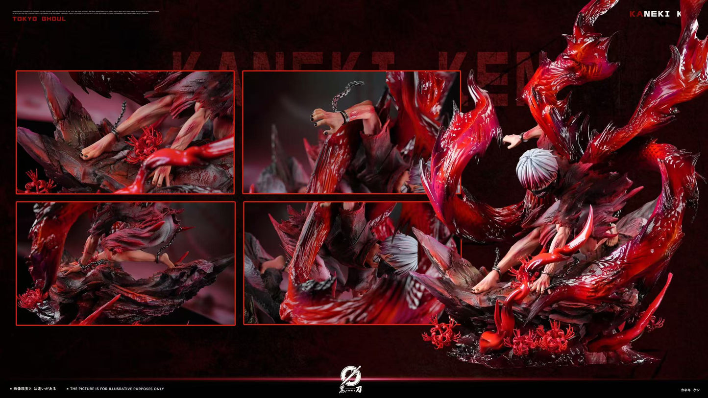 Estatuilla Tokyo Ghoul | Ken Kaneki 1/6 GK Statue | Dark Blade Studio | Tienda Anime | Tico Ofertas