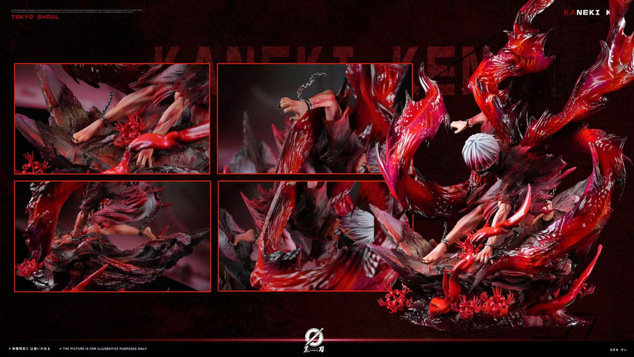 Estatuilla Tokyo Ghoul | Ken Kaneki 1/6 GK Statue | Dark Blade Studio | Tienda Anime | Tico Ofertas