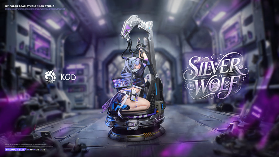Estatuilla Honkai: Star Rail | Silver Wolf 1/4 GK Statue | Polar Bear Studio x KOD Studio | Tienda Anime | Tico Ofertas