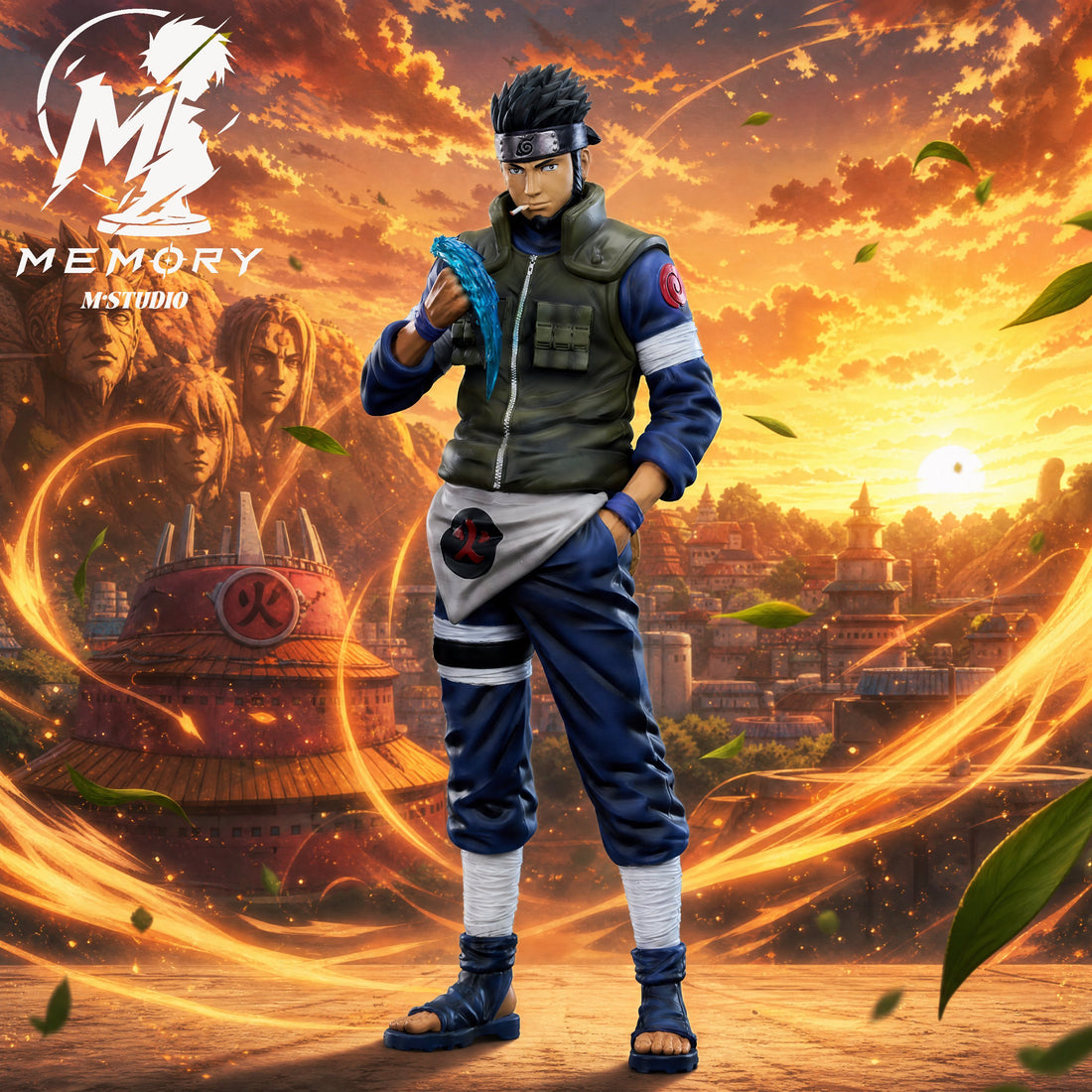 Estatuilla Naruto | Asuma Sarutobi 1/6 GK Statue | Memory Studio | Tienda Anime | Tico Ofertas
