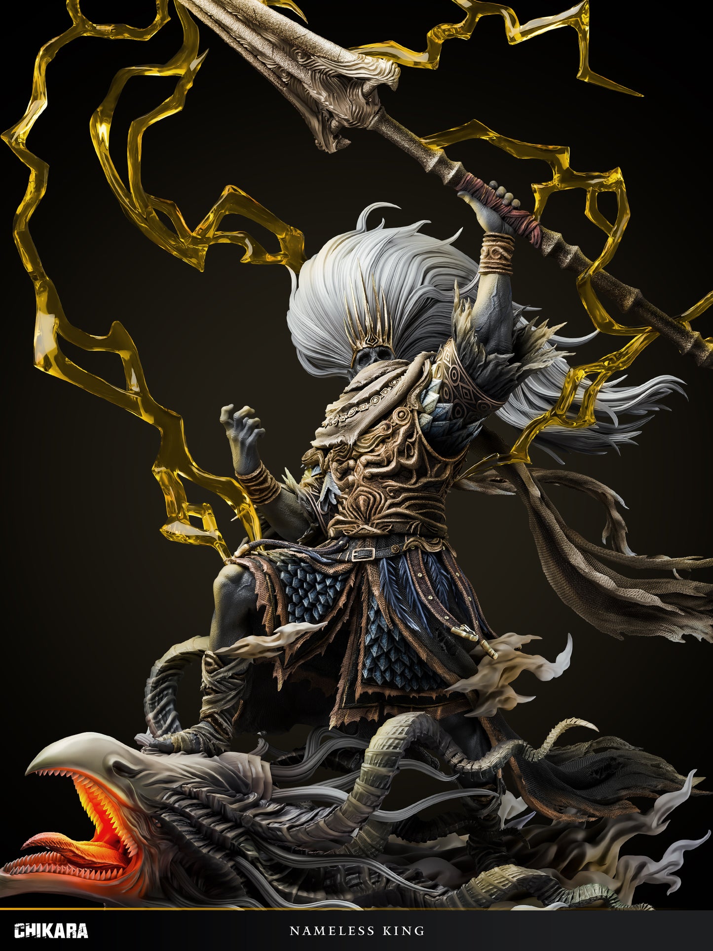 Estatuilla Dark Souls | The Nameless King 1/4 GK Statue LED | CHIKARA Studio | Tienda Anime | Tico Ofertas