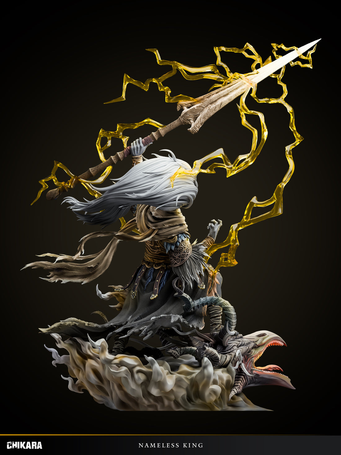 Estatuilla Dark Souls | The Nameless King 1/4 GK Statue LED | CHIKARA Studio | Tienda Anime | Tico Ofertas
