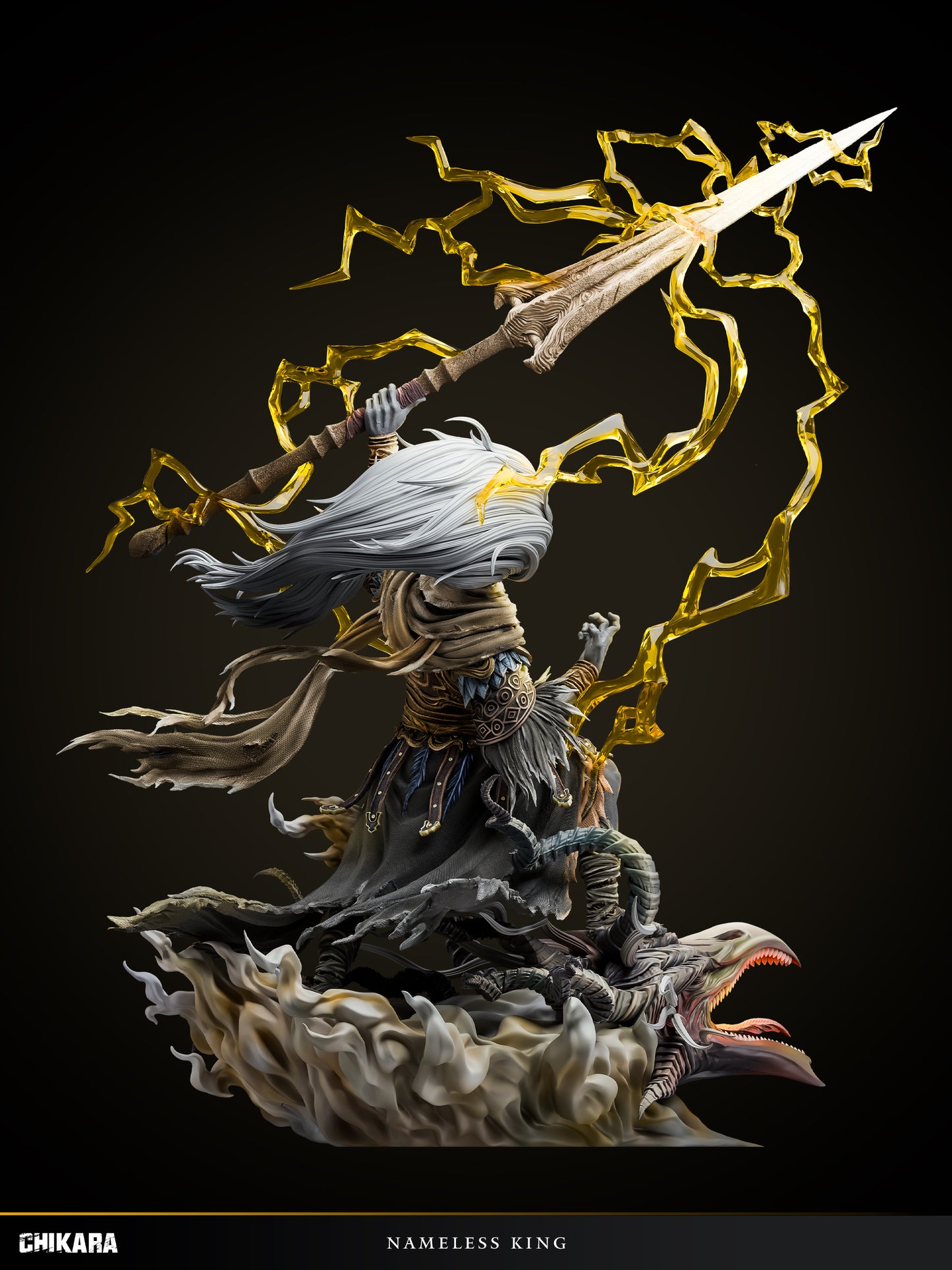 Estatuilla Dark Souls | The Nameless King 1/4 GK Statue LED | CHIKARA Studio | Tienda Anime | Tico Ofertas