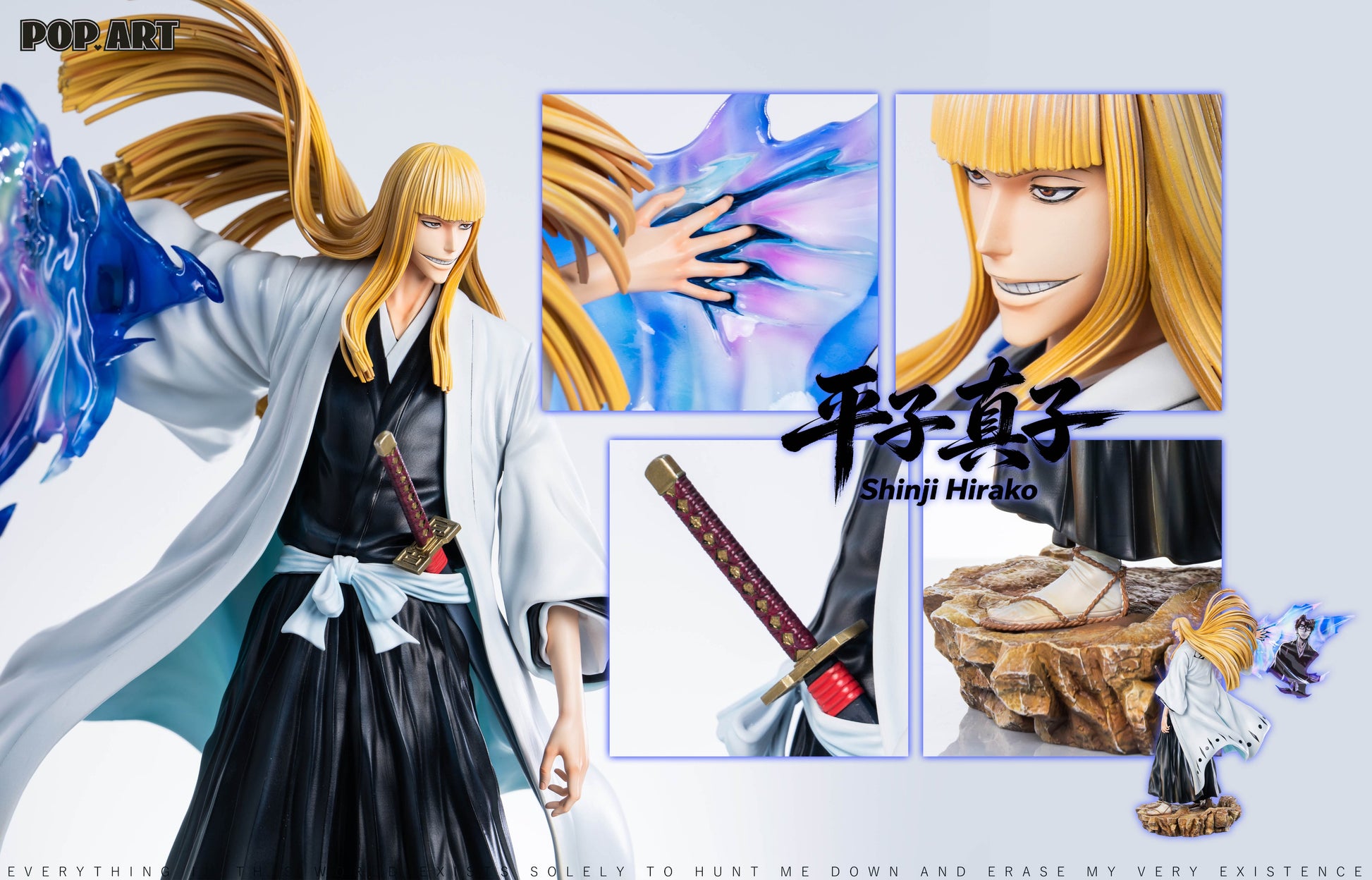 Estatuilla Bleach | Shinji Hirako The Past Arc 002 1/6 GK Statue | POP.ART Studio | Tienda Anime | Tico Ofertas POP.ART Studio